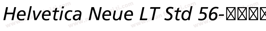 Helvetica Neue LT Std 56字体转换